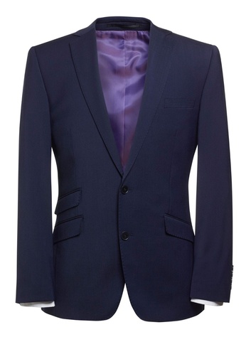 Cassino Slim Fit Jacket-Mid Blue