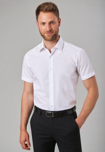 Milano Men's S/S Shirt-White