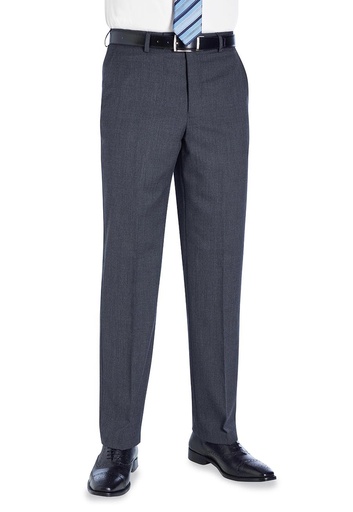Aldwych Tailored Fit Trouser-Mid Grey