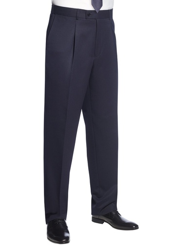 Atlas Classic Fit Trouser-Navy