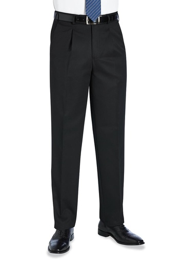 Atlas Classic Fit Trouser-Black
