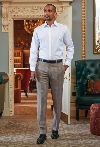 Fabian Slim Fit Trouser-Grey Check