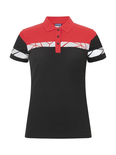 7006 PIQUE WOMEN 7006 PIQUE WOMEN 9910-VIZ-Black/Red
