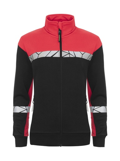 7105 SWEATSHIRT WOMEN 7105 SWEATSHIRT WOMEN 9910-VIZ-Black/Red