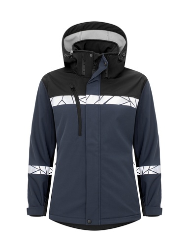 7417 SOFTSHELL JACKET WOMEN 7417 SOFTSHELL JACKET WOMEN 9910-VIZ-Navy/Black