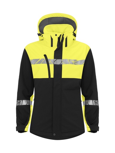 7417 SOFTSHELL JACKET WOMEN 7417 SOFTSHELL JACKET WOMEN 9910-VIZ-Black/Yellow
