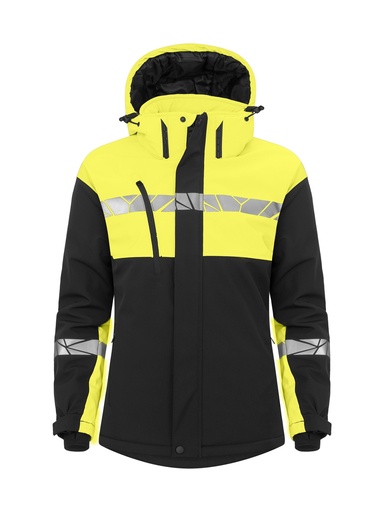 7418 SOFTSHELL JACKET PADDED, WOMEN 7418 SOFTSHELL JACKET PADDED, WOMEN 9910-VIZ-Black/Yellow
