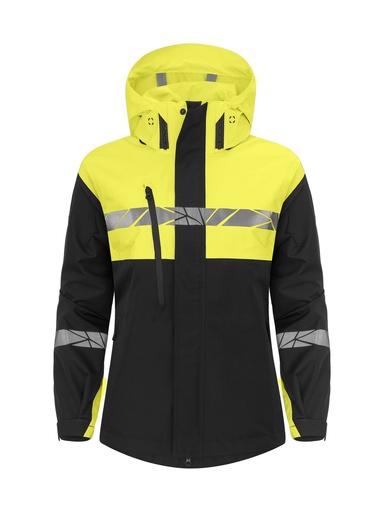 7419 SHELL JACKET WOMEN 7419 SHELL JACKET WOMEN 9910-VIZ-Black/Yellow