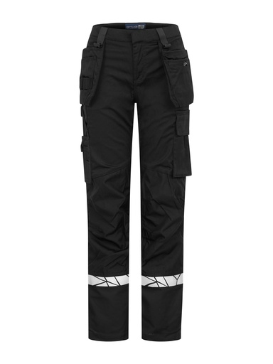 7513 WORKPANT WOMEN (kneeprotector pockets + hp) 7513 WORKPANT WOMEN (kneeprotector pockets + hp) 9910-VIZ-Black