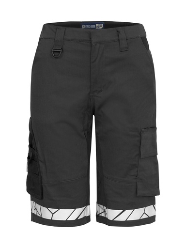 7514 WORK SHORTS, WOMEN-Grey/Black