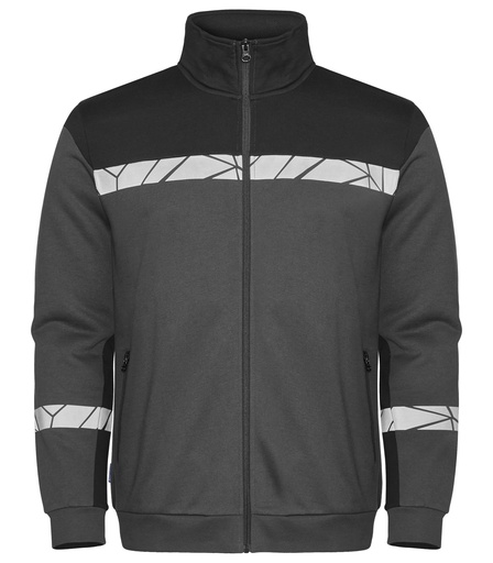 7103 SWEATSHIRT ZIP 7103 SWEATSHIRT ZIP 9910-VIZ-Grey/Black