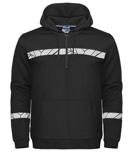7104 HOODJACKET 1/2 ZIP 7104 HOODJACKET 1/2 ZIP 9910-VIZ-Black