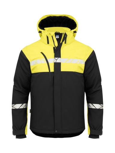 7413 SOFTSHELL JACKET, PADDED 7413 SOFTSHELL JACKET, PADDED 9910-VIZ-Black/Yellow