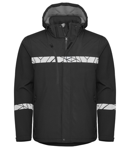 7400 SOFTSHELL JACKET 7400 SOFTSHELL JACKET 9910-VIZ-Black