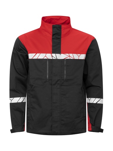 7416 WORKJACKET 7416 WORKJACKET 9910-VIZ-Black/Red