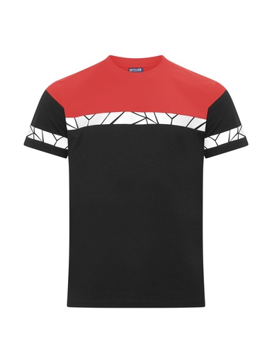 7001 T-SHIRT 7001 T-SHIRT 9910-VIZ-Black/Red