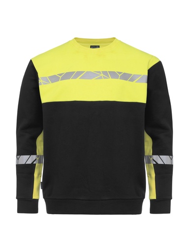 7101 SWEATSHIRT 7101 SWEATSHIRT 9910-VIZ-Black/Yellow