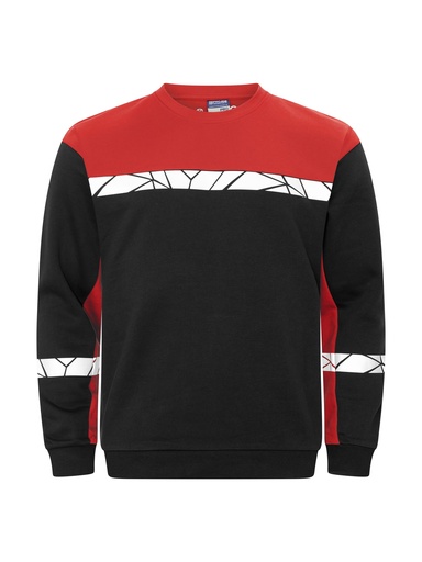 7101 SWEATSHIRT 7101 SWEATSHIRT 9910-VIZ-Black/Red