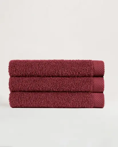 [LA33X] Handklæði Pure 50x100 Burdeos 3968